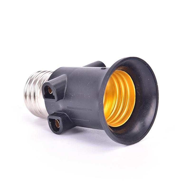 Pbt Fireproof E27 Bulb Adapter Lamp Holder Base Socket Conversion With Eu Plug