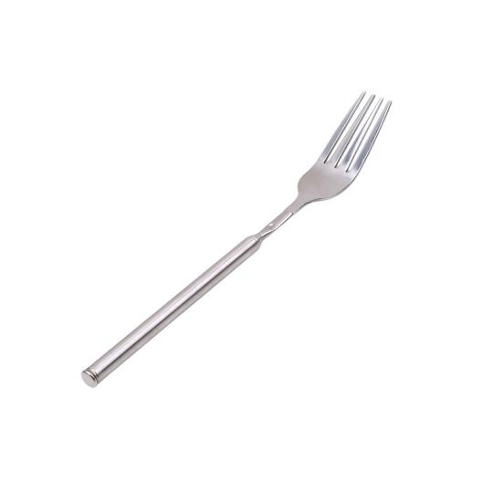 Extendable Fork Telescoping Spoon Stainless Steel Retractable Dinner Spoon Long-Handled Prank Fork Versatile Dining Tool for BBQ Camping