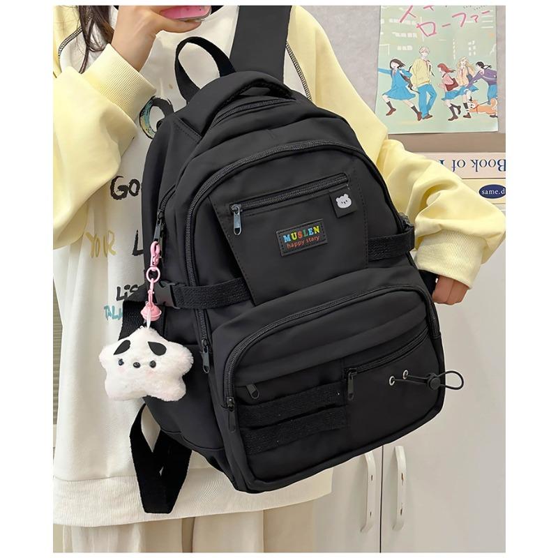 A Large-capacity Forest-themed Versatile Backpack for Girls, A Travel Backpack for Junior and Senior High School Students