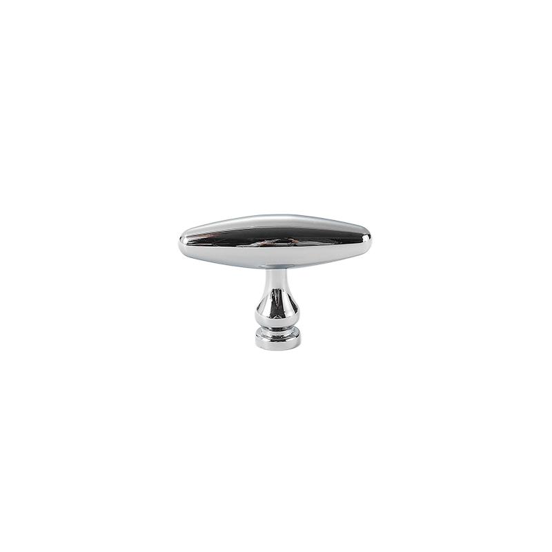 Olive-Shaped Brass Cabinet Knobs, French Style Modern Drawer Pulls, Oval Single Hole Handles for Wardrobe, Luxury Solid brass
