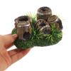 Creative Hideout Aquarium Ornaments Artificial Antique Barrels  Betta Cave Hiding Spawning Spot