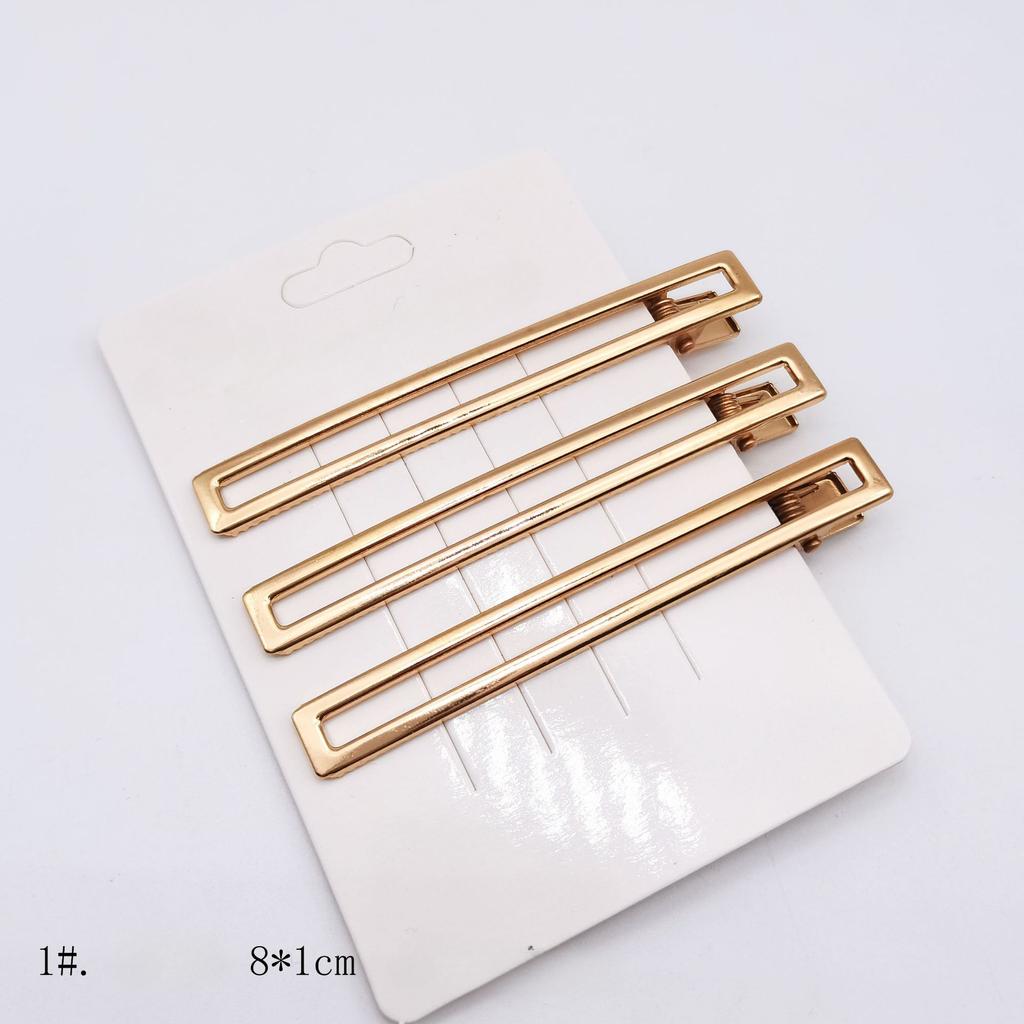 3 Pcs/ Set Geometric Bangs Clips Korean Fashion Hairpins Side Hairgrips Women Girls Hair Accessories Hair Jewelry