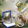 3D складная pop-up книжка Брелок Баскетбольная книжка Замок Корабль Динозавр Космическая игра Подвеска Для детей Хороший подарок