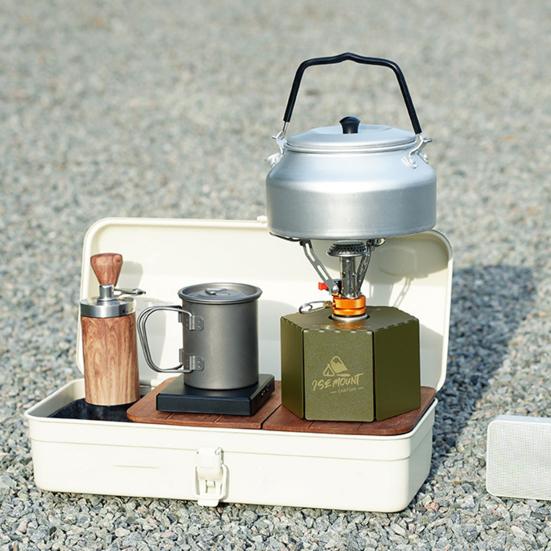 Защитный чехол для бензобака на открытом воздухе, прочный металлический, легкий, для кемпинга, пикника, барбекю, приготовления пищи, топливный баллон, защитный чехол для канистры бензобака