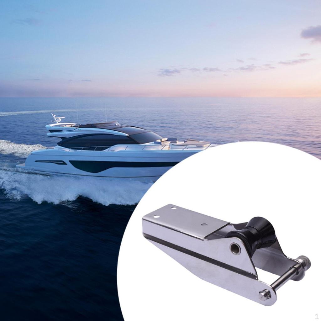 Boat Bow Anchor Roller Fixed Bracket Easily Install Support Mount Marine Yacht