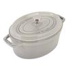 Staub Pico Cocotte Oval 23 см Campagne 11023107 Двуручная эмалированная кастрюля Oval Brater blanco trufa Pico Cocotte Stylish Pot Посуда для готовки Кухонные принадлежности
