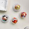 Mobile Phone Airbag Bracket Pasted Round Rocking Music Strawberry Kt Cat Women'S Cute Magnetic Desktop Support Rack Ring