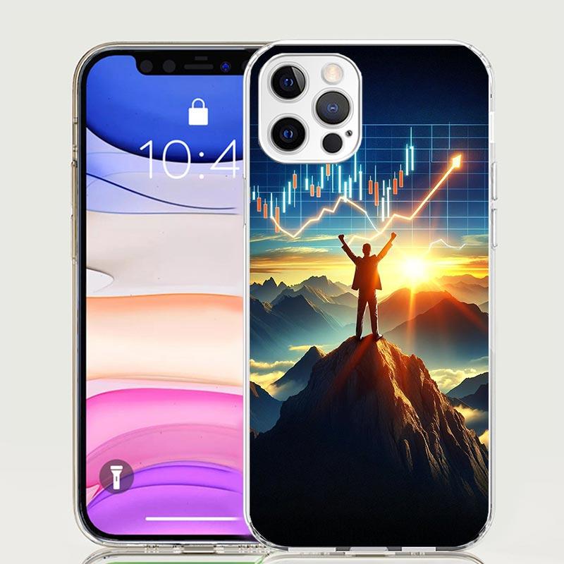Trade Investment Forex Stock Market Phone Case For iPhone 17 Air 16 15 Plus 11 14 Pro Max 13 Mini 12 7 8 + SE Pattern Art Custom