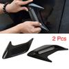 2Pcs Air Hood Vent Trims Car Modification Supplies Hood Air Outlet Stickers Leaf Plate Car Shark Gills