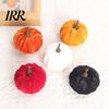 Velvet Pumpkin Decor 20 PCS Decorative Ornaments, Multi-Color Artificial Fall Harvest Table Centerpieces for Mantel Shelf, Farmhouse Centerpiece
