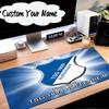 Custom Name Mouse pad Flame And Shield Hoffenheim Mouse Pad Desk Mat, Non-Slip Rubber Backer Pad For Computer Notebook Gaming Mouse Pad Birthday Gift