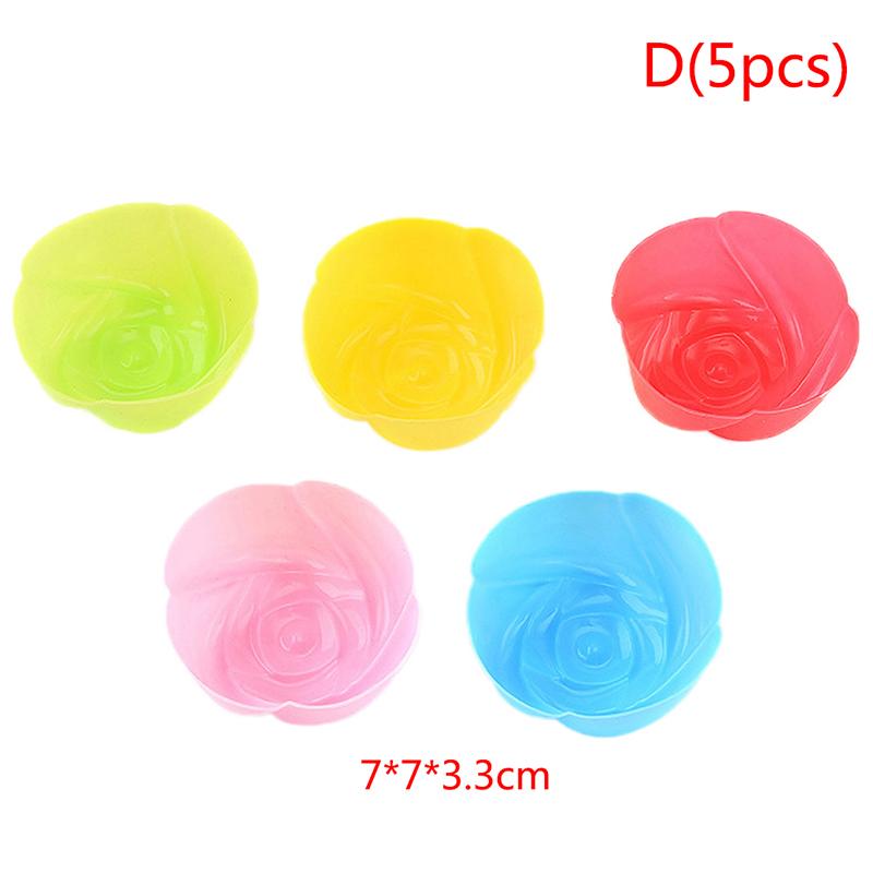 5 шт./компл. силиконовые формы для торта, инструменты для выпечки, силиконовые формы для кексов и маффинов, кексов для самостоятельного изготовления, случайный цвет