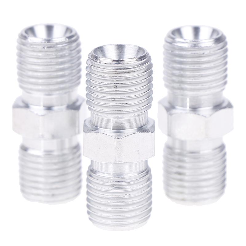 3 шт. Фитинг-ниппель 1/4" наружная резьба - 1/4" наружная резьба NPT, адаптер для трубной арматуры для соединения шланга безвоздушного краскопульта и других