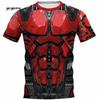Fashion T-Shirt 3D Mecha Printed Short Sleeve T-Shirt Street Harajuku T-Shirt Oversized O Neck Tops Summer Men's Casual Clothing