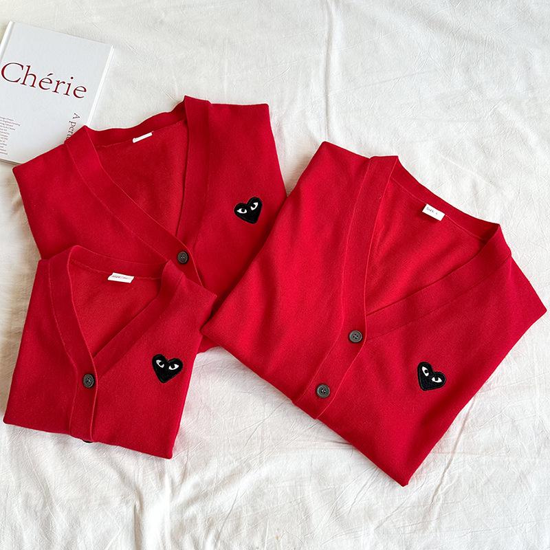 Семейный свитер в корейском стиле: Модный вязаный кардиган Осень 2025 для всех возрастов