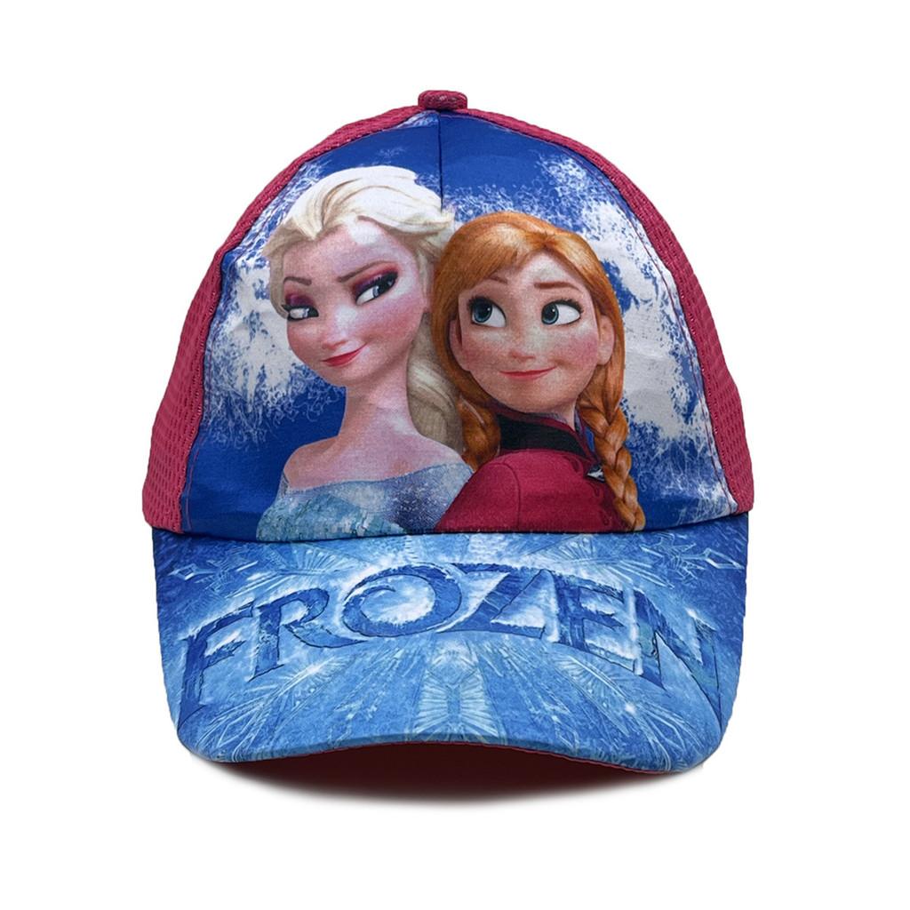Baseball Character Frozen Hat With Breathable Polyester Material Protection Sun