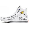 Peanuts X Chuck Taylor All Star High Snoopy and Woodstock Unisex Sneakers White Black Signal-Red A01872C