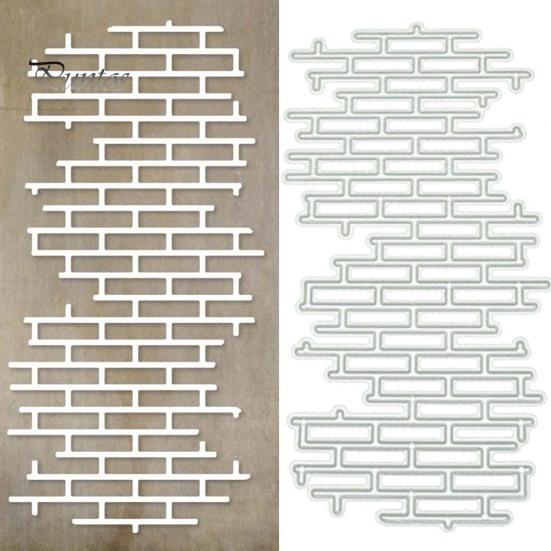 Card Background Grids Scrapbooking Cutting Die Embossing Stencil Album Decor