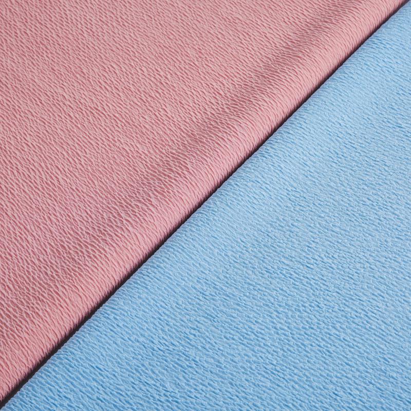 Ткань с мятым волнистым узором - трикотажная трикотажная ткань, 280 г, дизайн «Маленькая горная вершина»