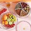 Transparent Portable Simple Dried Fruit Box Household Light Luxury with Lid Compartmentalized Sealed Snack Candy Storage Boxs