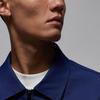 Jordan Мужская спортивная рубашка с длинным рукавом и молнией Jumpman, однотонная, для гольфа, топ Space-Blue Black HQ8682-492