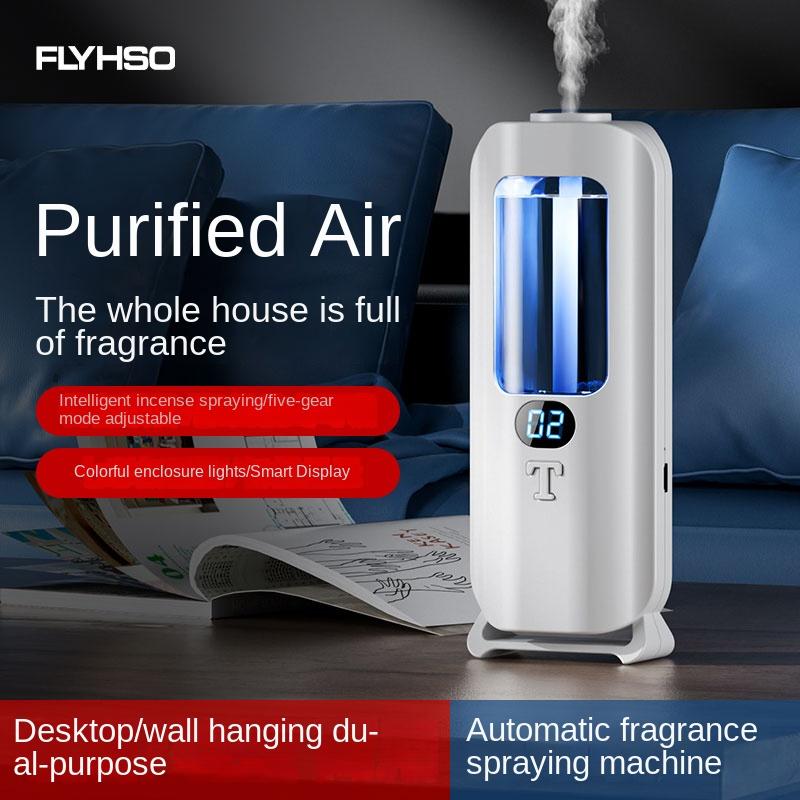 Настенный настольный аппарат для ароматерапии, увлажнитель воздуха с эфирными маслами, 5 режимов работы, ЖК-дисплей, зарядка через USB, аромадиффузор