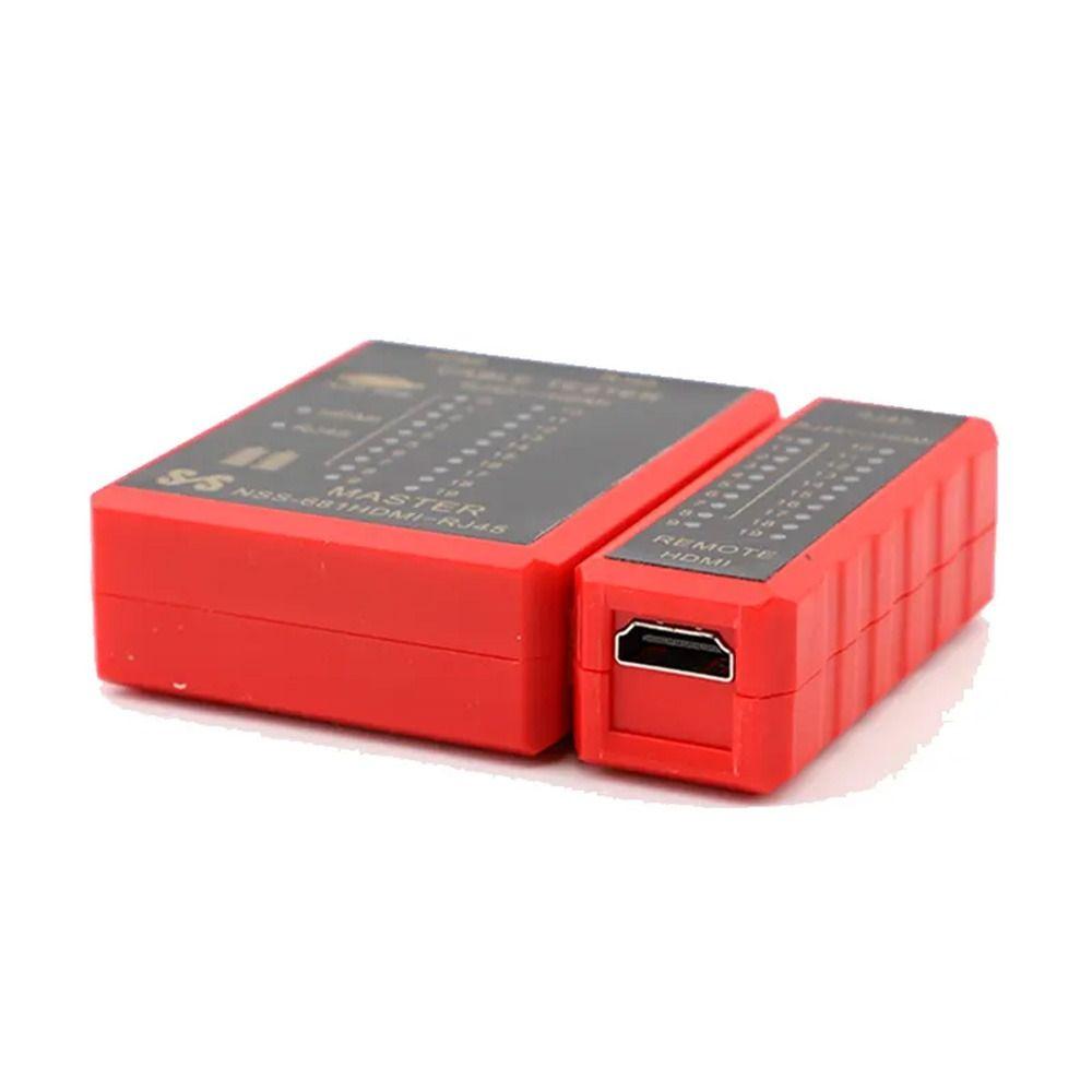 Plastic HDMI Wire Tester Battery Powered Ethernet Tester Checker  RJ11/RJ12/RJ45