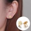 Korean Minimalist Snowflake Stud Earrings - Winter Christmas Bestie Gift Jewelry