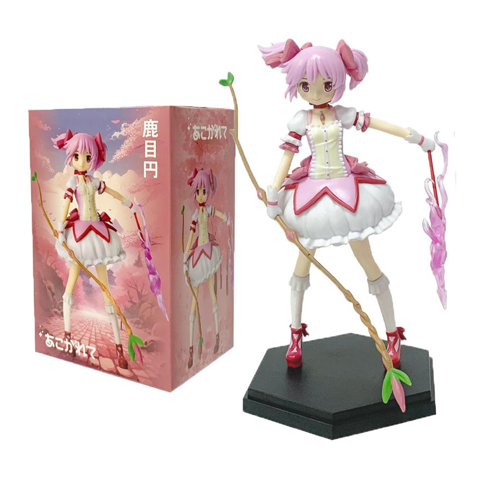 Подарок Puella Magi Madoka Magica Аниме Фигурка Канаме Мадока Волшебница ПВХ Аниме Фигурки Действия Аниме Мультфильм Модель Игрушка Подарки