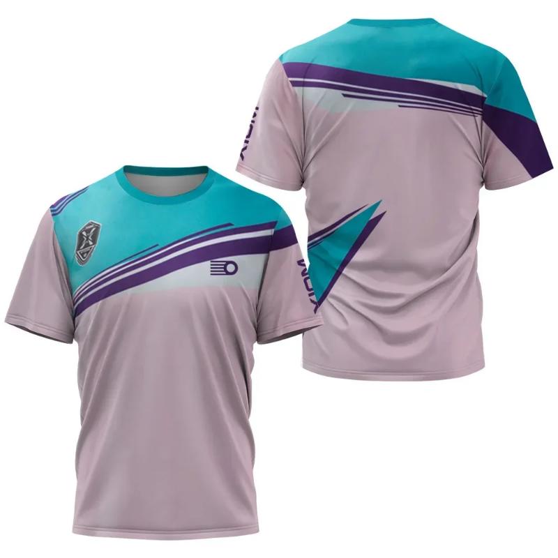 Летняя футболка 2025 года для настольного тенниса, путешествий, мужская, топ для бадминтона, быстросохнущая, высокопроизводительная, летняя, удобная и прохладная футболка