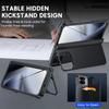 Для Google Pixel 10 Pro Fold с магнитной зарядкой [Скрытая подставка][Защитное стекло][Защита шарнира] Тонкий ударопрочный защитный чехол для телефона - Черный