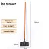 Heavy-Duty Manganese Steel Ice Breaker & Snow Shovel