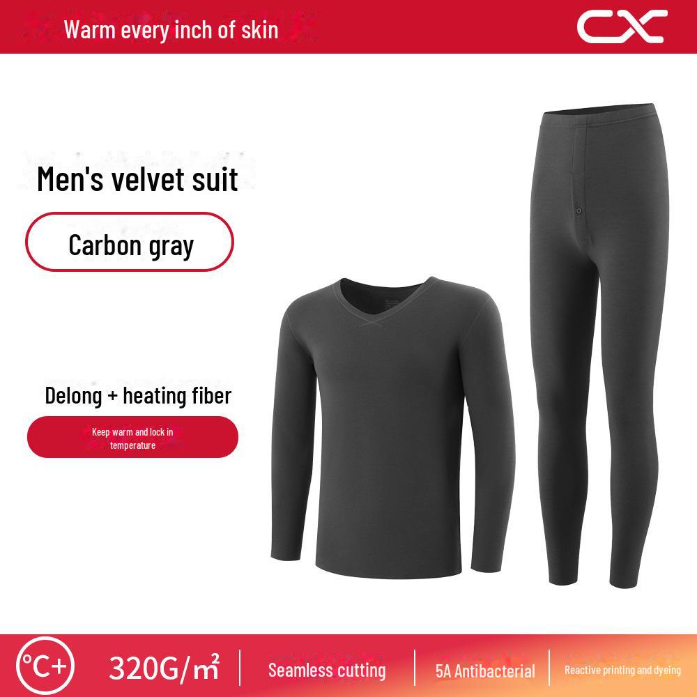 Мужской и женский термобелье из немецкого бархата - плюс бархат, плотный, теплый, приятный для кожи