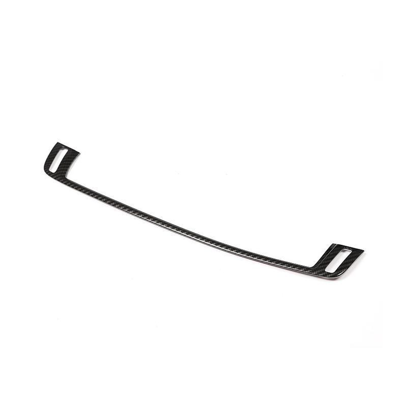 Car Carbon Fiber Texture Interior Center Control Air Condition Outlet Frame Cover Trim For BMW X5 X6 F15 F16 2014 - 2017