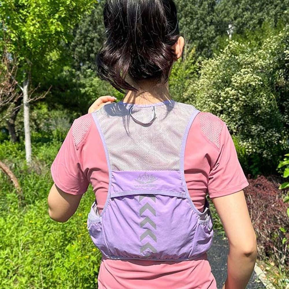 High Visibility Reflective Vest Bag Lightweight Night Running Bag Construction