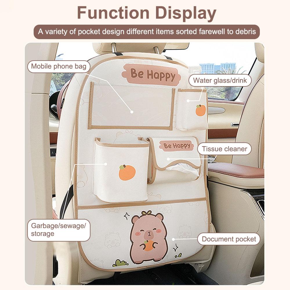 Car Anti-dirty Pad Car Back Seat Organizer Universal Rear Safety Seat Anti-wear Pad Car Back Seat Organizer