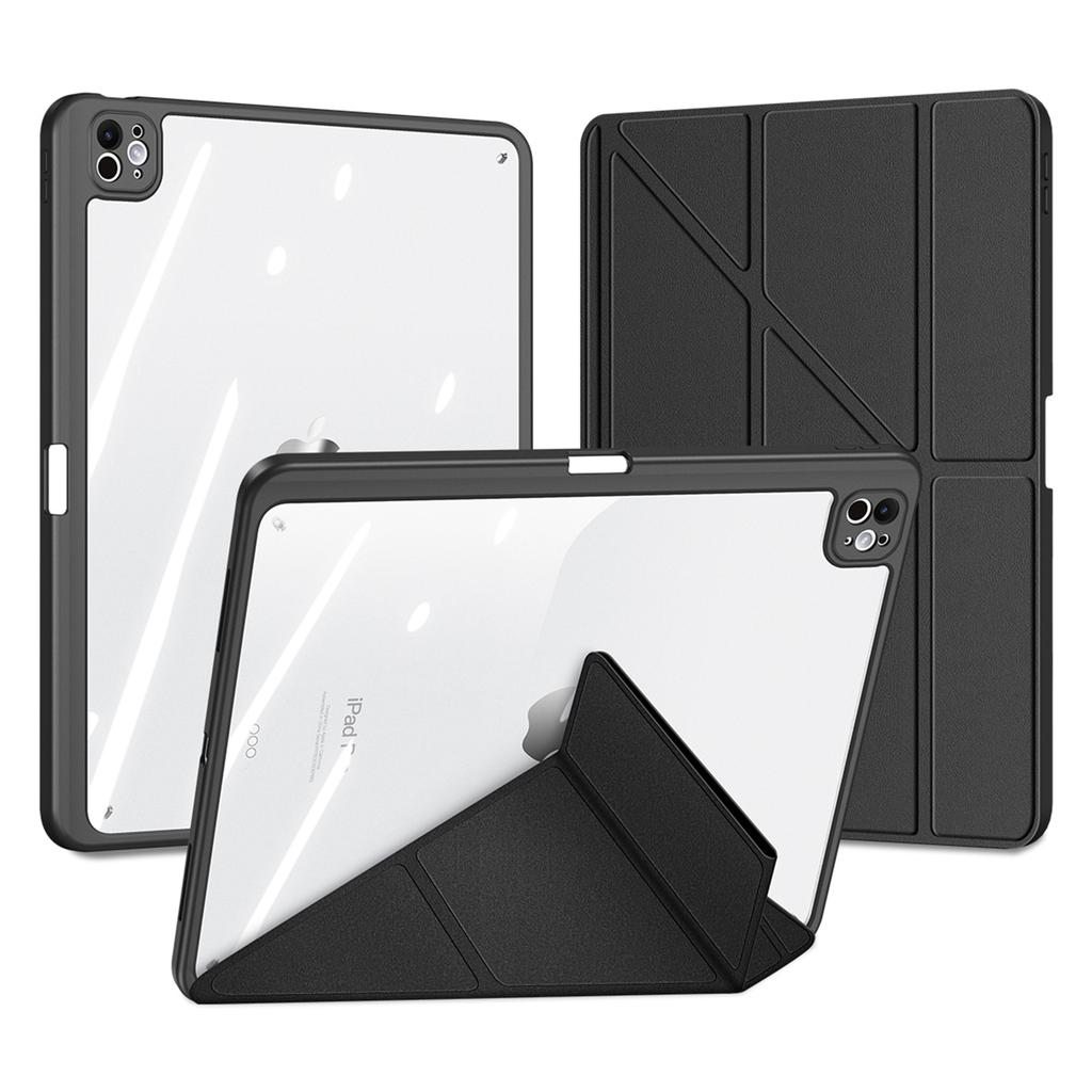 DUX DUCIS Magi Series for iPad Pro 11 (2024) Case Origami Stand PU Leather Smart Cover Detachable