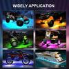 4/6/8/10/12 Pods RGB LED Rock Light APP Control Music Neon Car Underglow Chassis Light Offroad Truck SUV 4x4 ATV Boat Car Led