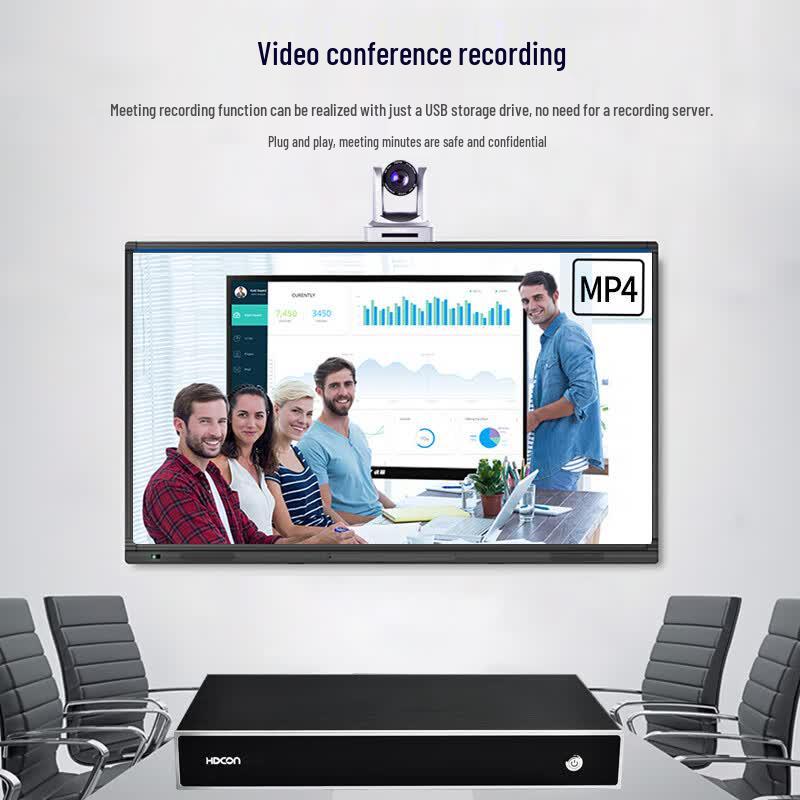 HDCON HTE40 Video Conferencing Terminal Set with 20x Camera and Omni-directional Mic (CN version)