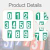 Score Keeper Flip Number Cards Numbers 0-9, Соревнование, Портативный, Настольный дисплей для футбола