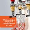 NEW Wall Mounted Cocktail Shaker Stand 4/6 Bottle Liquor Dispenser Wine Beer Alcohol Bar Beverage Dispenser Cocktail Alcohol