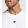 Gymshark Футболка свободного кроя Rest Day Essentials белая A2b5s Wb57
