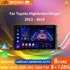 Android 13 автомобильный радиоприемник для Toyota Highlander Kluger 2014 2015 2016 2017 2018 2019 мультимедийный проигрыватель 2Din Carplay стерео головное устройство