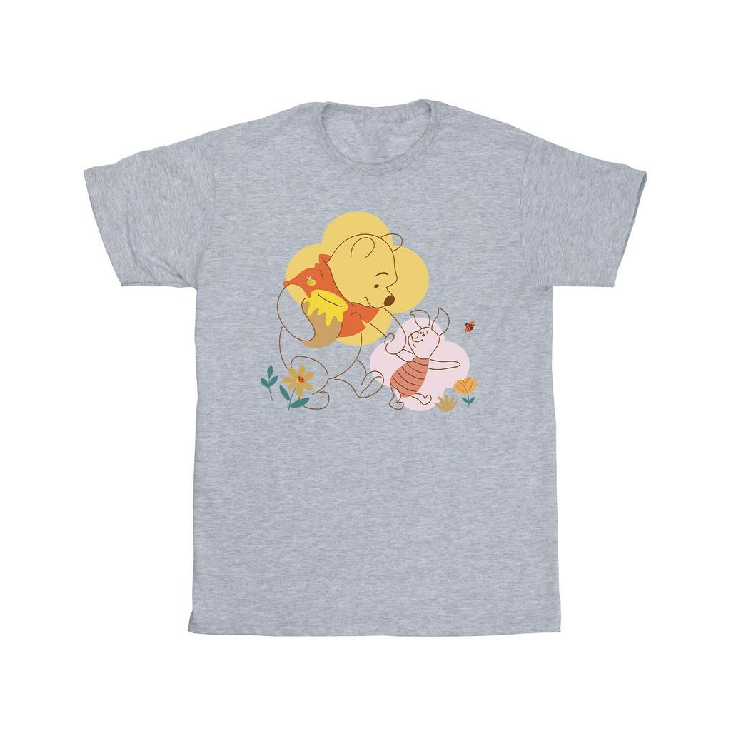 Disney Mens Winnie The Pooh Piglet T-Shirt
