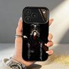 Чехол для телефона M-Manson M-MarilynS Singer для iPhone17 16 15 14 13 12 Pro Max Серый Черный Матовый Лазерный Металлик Аврора Funda
