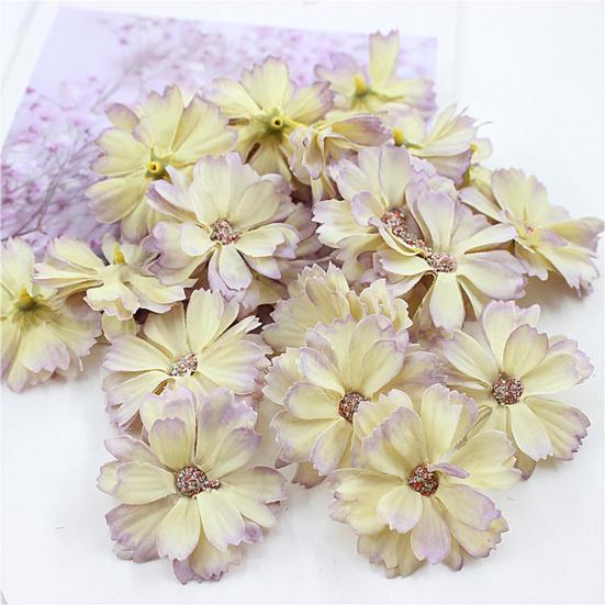 Модная поддельная цветочная головка, экологически чистая, легкая, не выцветает