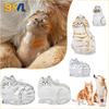 Pet Hair Keepsake Box Transparent Cat Fur Storage Container for DIY Memorial Decoration Gift for Pet Lovers Home Display Souveni