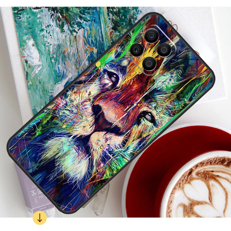 Lion Head Case For Samsung Galaxy M13 M16 M11 M21 M31 M20 M23 M54 M14 M34 M52 M32 M12 M36 M56 M15 M55