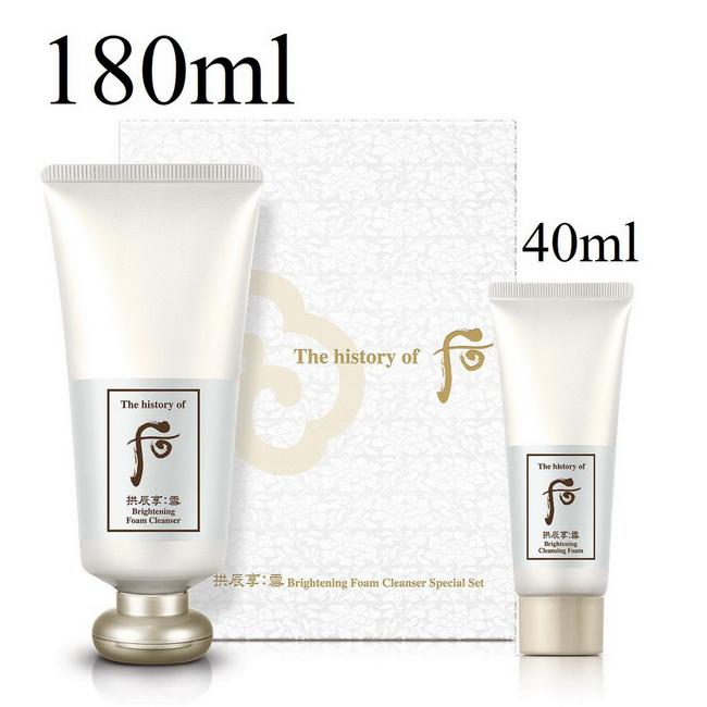 The history of whoo Осветляющая пенка для умывания Специальный набор 2 предмета + СЛУЧАЙНЫЙ ПОДАРОК