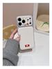 Cartoon polka dots are suitable for iPhone17promax mobile phone case Apple 16pro new 15pro niche leather pattern